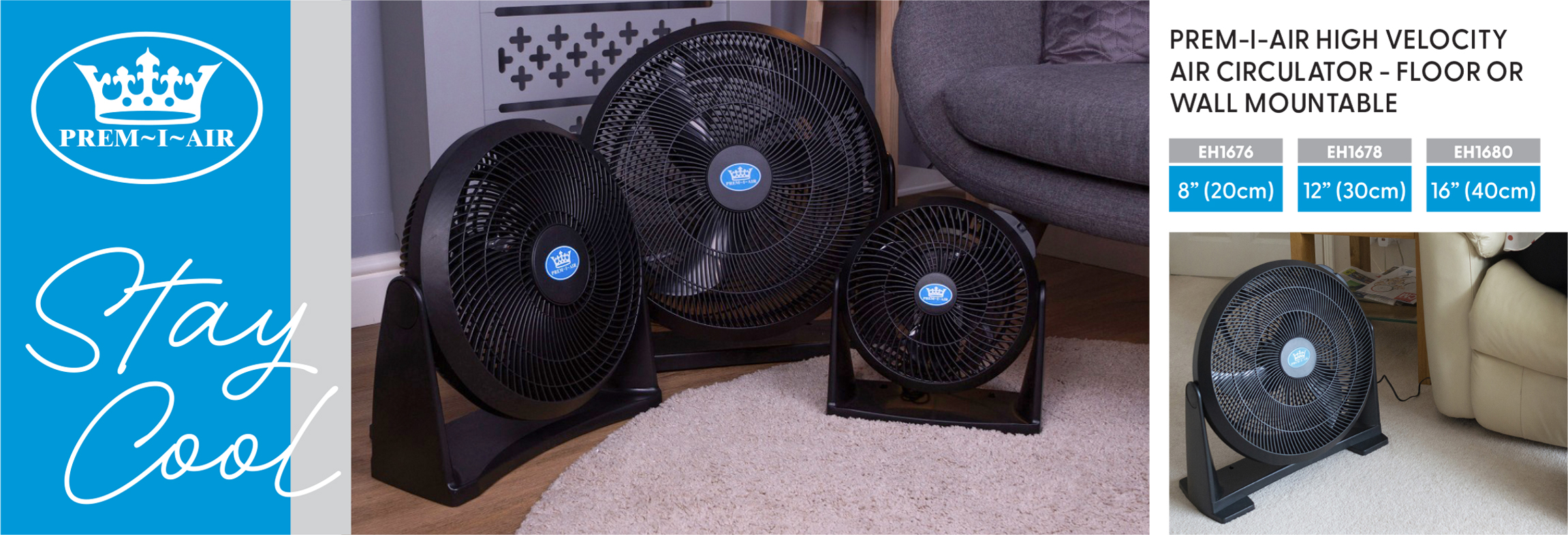 High Velocity Air Circulators